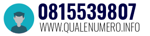Numero di telefono 0815539807 0815539807