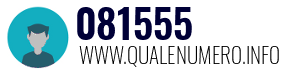 Numero di telefono 081555 081555