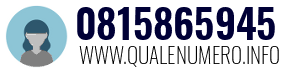 Numero di telefono 0815865945 0815865945