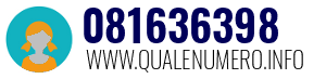 Numero di telefono 081636398 081636398