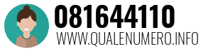 Numero di telefono 081644110 081644110