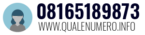 Numero di telefono 08165189873 08165189873