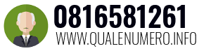 Numero di telefono 0816581261 0816581261