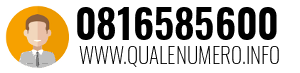 Numero di telefono 0816585600 0816585600