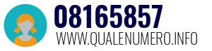Numero di telefono 08165857 08165857