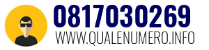 Numero di telefono 0817030269 0817030269