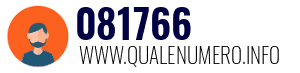 Numero di telefono 081766 081766