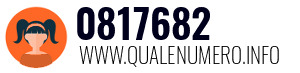Numero di telefono 0817682 0817682