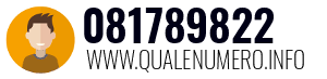 Numero di telefono 081789822 081789822