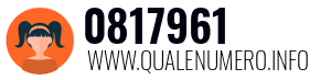 Numero di telefono 0817961 0817961