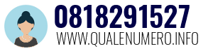 Numero di telefono 0818291527 0818291527
