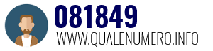 Numero di telefono 081849 081849