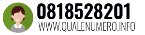 Numero di telefono 0818528201 0818528201