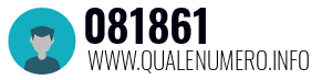 Numero di telefono 081861 081861