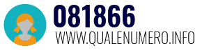 Numero di telefono 081866 081866