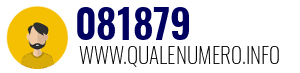 Numero di telefono 081879 081879