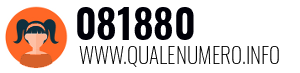 Numero di telefono 081880 081880