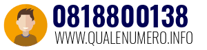 Numero di telefono 0818800138 0818800138