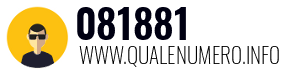 Numero di telefono 081881 081881