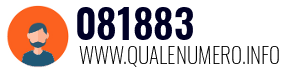 Numero di telefono 081883 081883