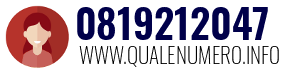 Numero di telefono 0819212047 0819212047