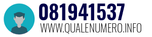 Numero di telefono 081941537 081941537
