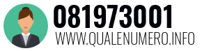 Numero di telefono 081973001 081973001
