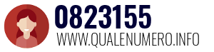 Numero di telefono 0823155 0823155