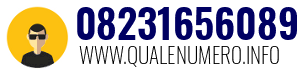Numero di telefono 08231656089 08231656089