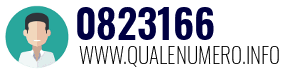Numero di telefono 0823166 0823166
