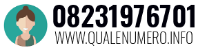 Numero di telefono 08231976701 08231976701