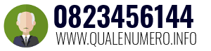 Numero di telefono 0823456144 0823456144