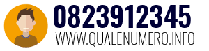 Numero di telefono 0823912345 0823912345