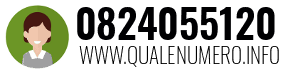 Numero di telefono 0824055120 0824055120