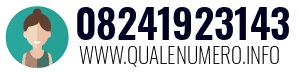 Numero di telefono 08241923143 08241923143