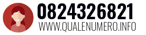 Numero di telefono 0824326821 0824326821