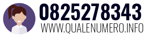 Numero di telefono 0825278343 0825278343
