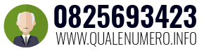 Numero di telefono 0825693423 0825693423