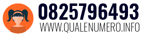 Numero di telefono 0825796493 0825796493