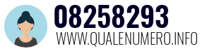 Numero di telefono 08258293 08258293