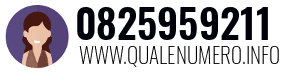 Numero di telefono 0825959211 0825959211