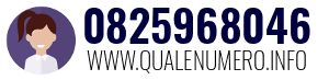 Numero di telefono 0825968046 0825968046