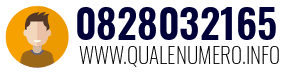 Numero di telefono 0828032165 0828032165