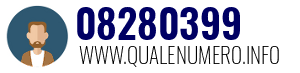 Numero di telefono 08280399 08280399