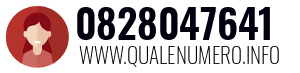 Numero di telefono 0828047641 0828047641