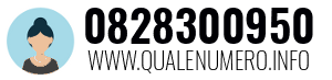 Numero di telefono 0828300950 0828300950