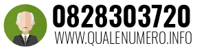 Numero di telefono 0828303720 0828303720