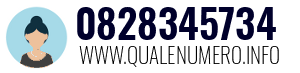Numero di telefono 0828345734 0828345734