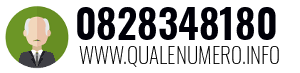 Numero di telefono 0828348180 0828348180