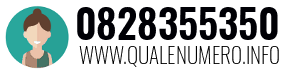 Numero di telefono 0828355350 0828355350